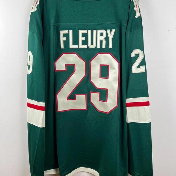 Minnesota Wild Marc-Andre Fleury #29 Fanatics Breakaway Jersey Green Sz 3XL New - Picture 3 of 9